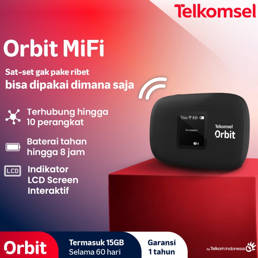 Jual Telkomsel Orbit Mifi H1 N1 N2 Portable Modem Wifi 4G High Speed ...