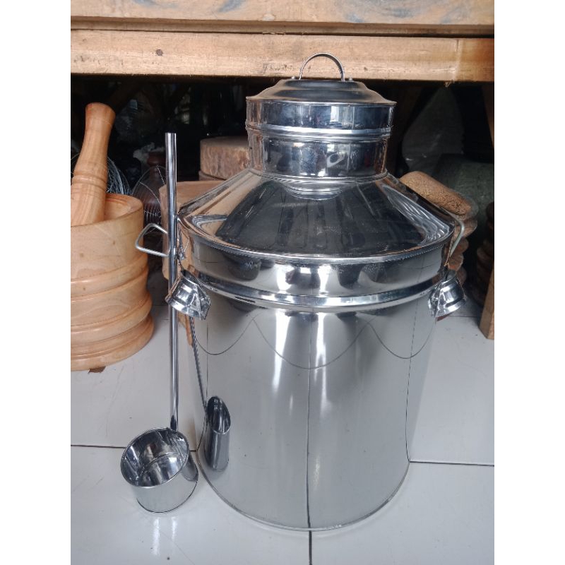 Jual buleng bajigur atau buleng wedang jahe Stainles tebal ukuran 26 cm ...