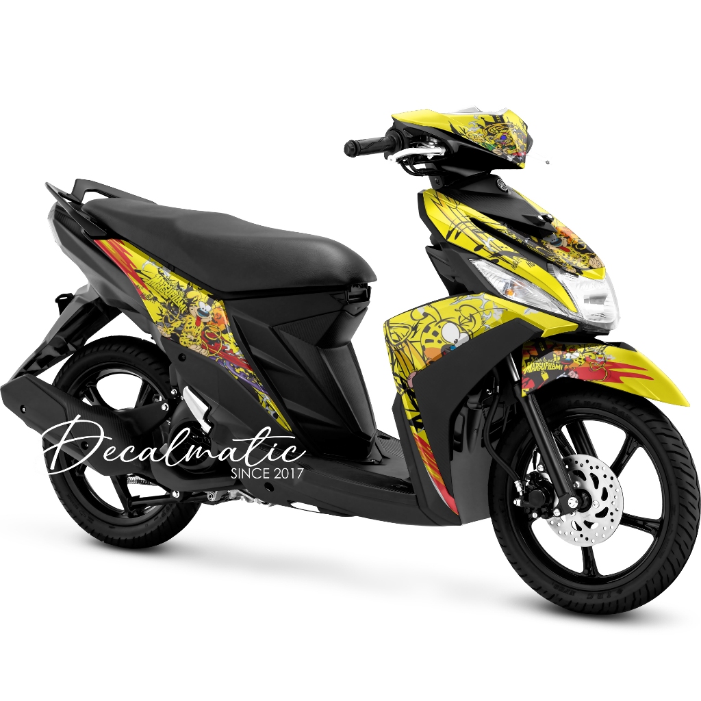 Jual Stiker Mio M3 Full Body Decal Mio S Full Body Variasi Motor Full ...