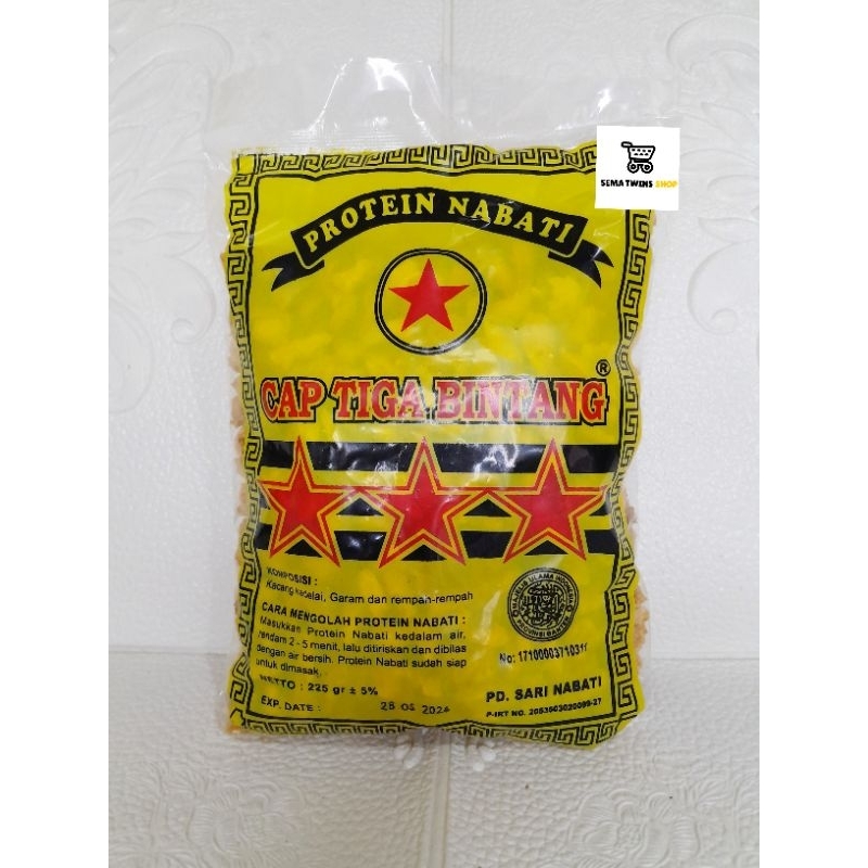 Jual PROTEINA Daging Nabati 250gr / Prodela Ruhuey Cap tiga bintang ...