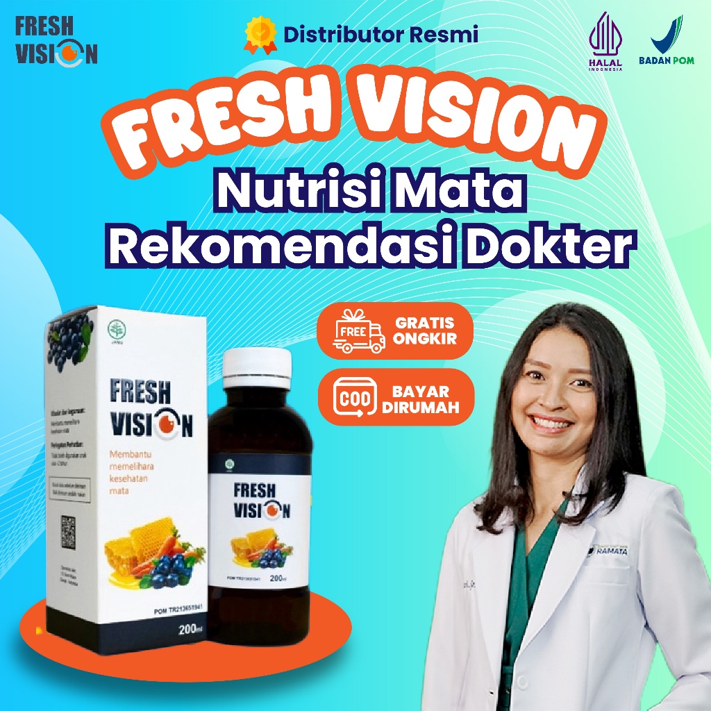 Jual FRESH VISION Nutrisi Mata Atasi Rabun Minus Katarak Glukoma ...