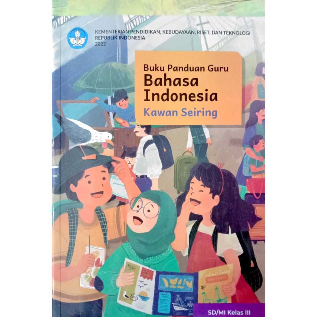Jual BUKU GURU BAHASA INDONESIA KELAS 3 KURIKULUM PENGGERAK-MERDEKA SD ...