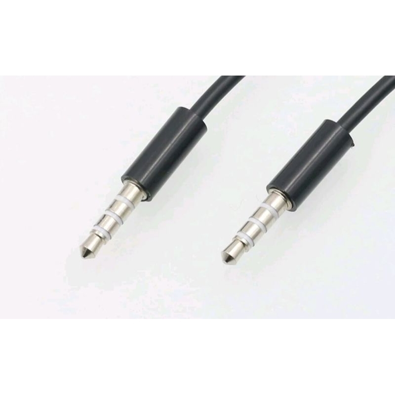 Jual Kabel Aux audio stereo 3.5mm HiFi Hi-Fi 1 meter | Shopee Indonesia