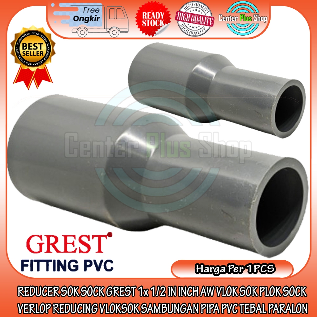 Jual REDUCER REDUSER SOK SOCK GREST 1x1/2 IN INCI INCHI INCH AW VLOK ...