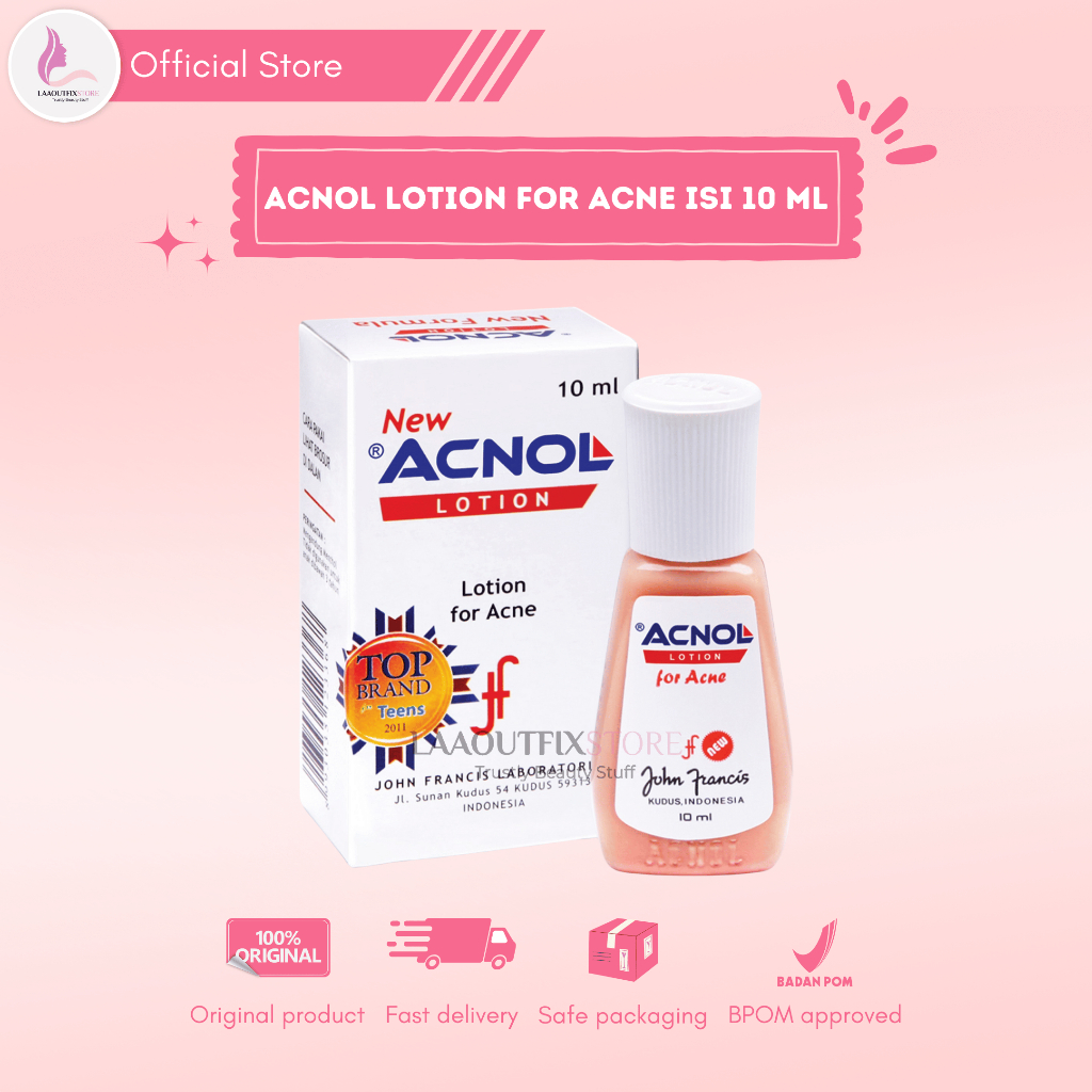 Jual ACNOL LOTION FOR ACNE ISI 10 ML | Shopee Indonesia