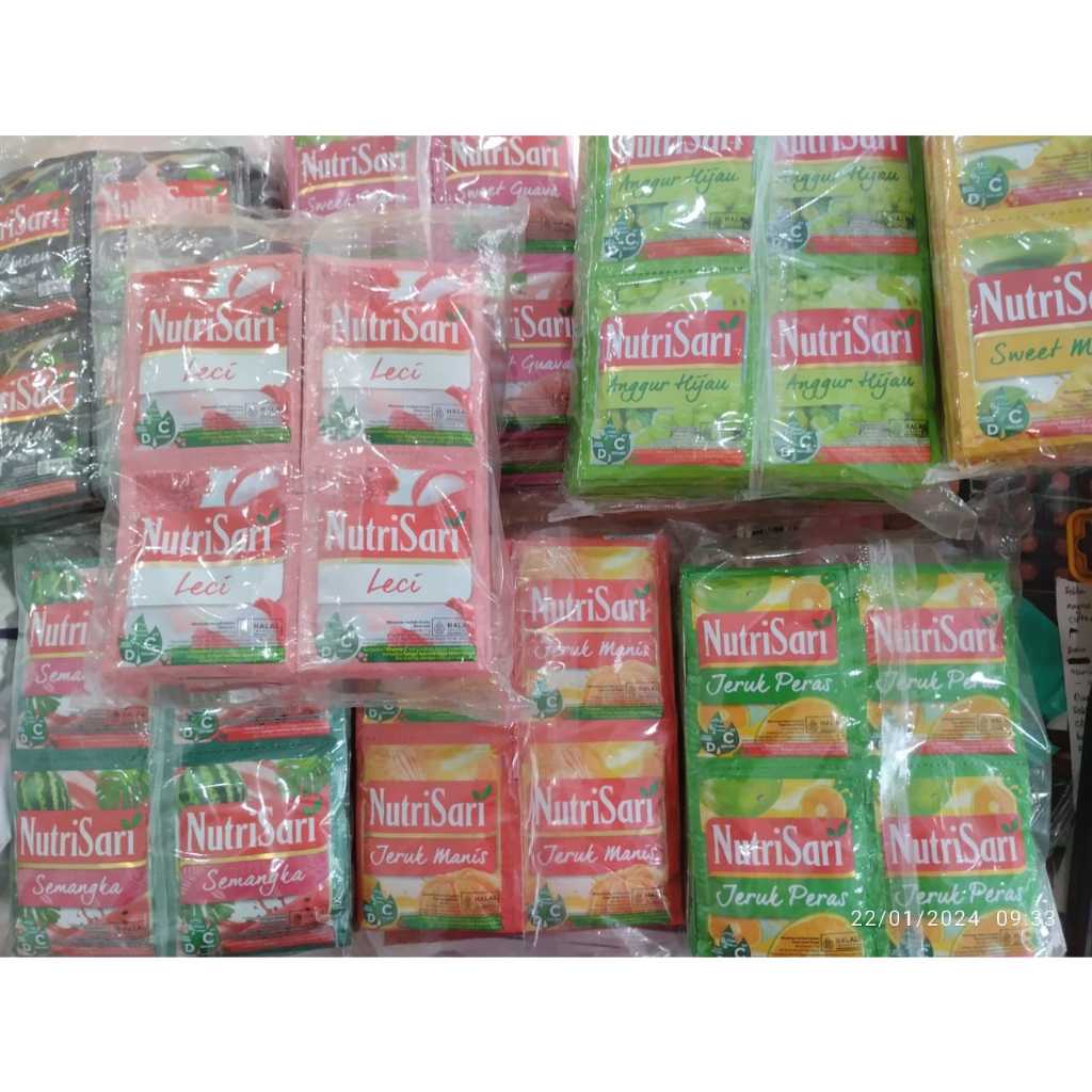 Jual Nutrisari All Varian 10 Sachet Shopee Indonesia