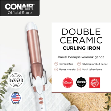 Conair Pengeriting Rambut Curling Iron Double Ceramic 32mm