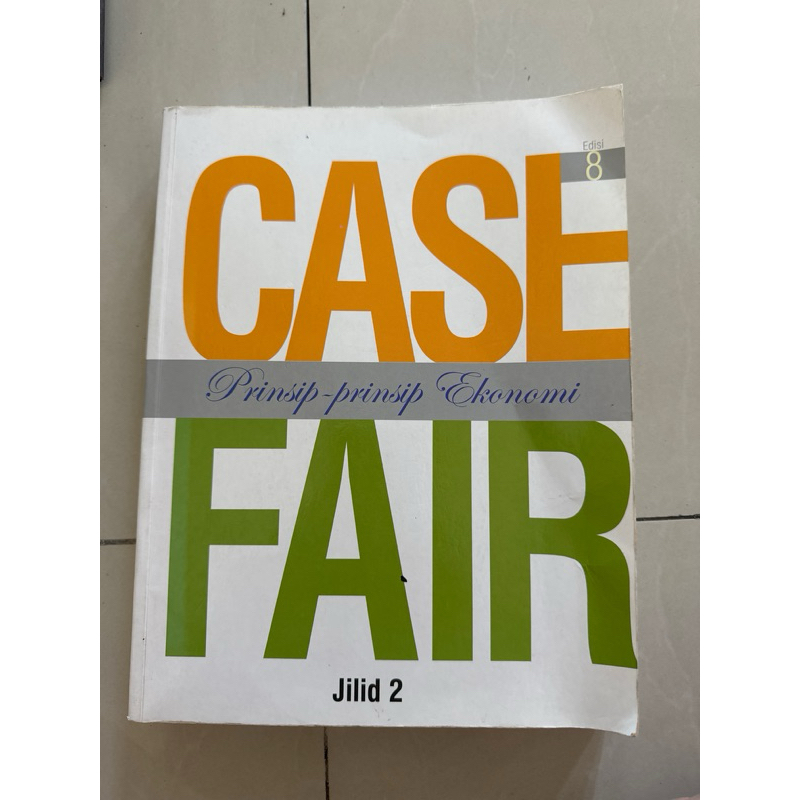 Jual Buku Prinsip-Prinsip Ekonomi Case Fair Edisi 8 Jilid 2 Second ...