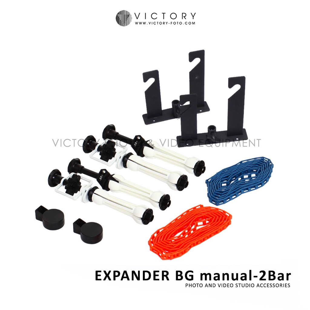 Jual Expander Manual Background Foto 2 bar, Alat Pengait Backdrop ...