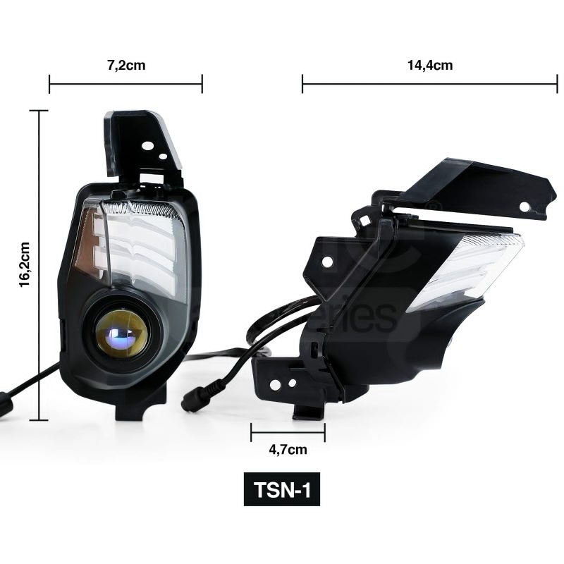 Jual SEPASANG LAMPU SOROT LUXIMOS TSN1 PNP PROJEKTOR LED SEIN DEPAN 2 ...