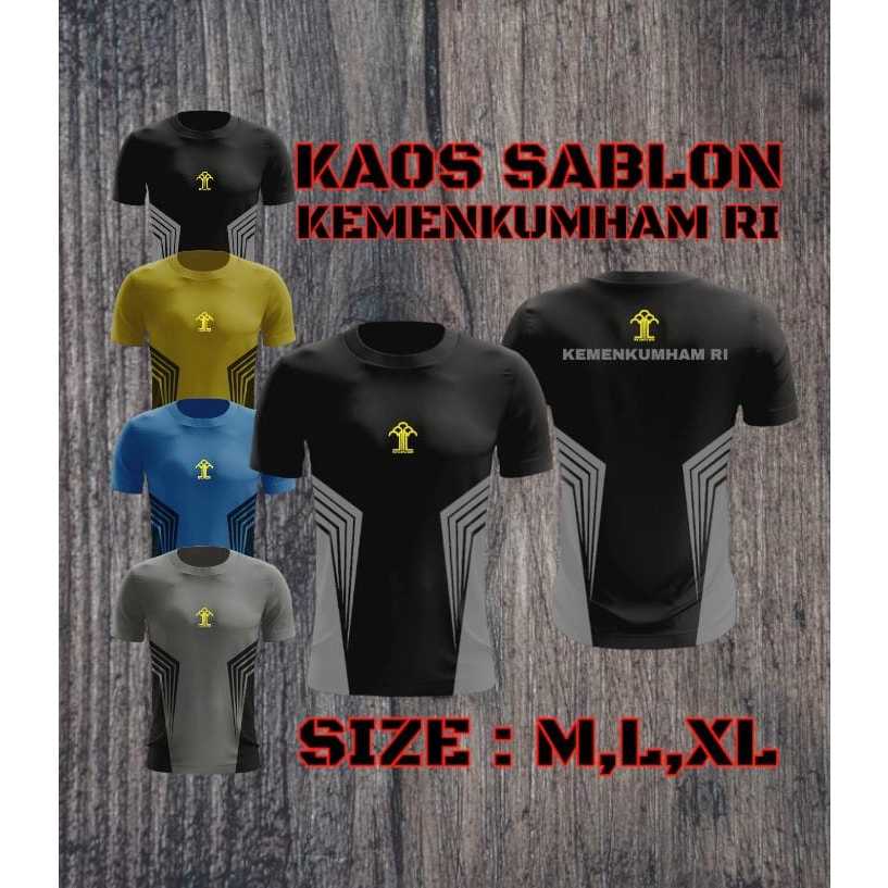 Jual Kaos Sablon Kemenkumham Ri 2024 New Jersey Kemenkumham Ri