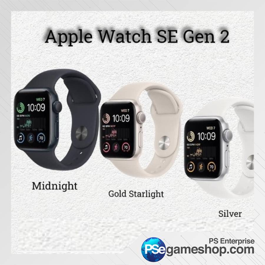 Jual Apple Watch Series SE Gen 2 44mm GPS Alumunium Case Resmi | Shopee ...