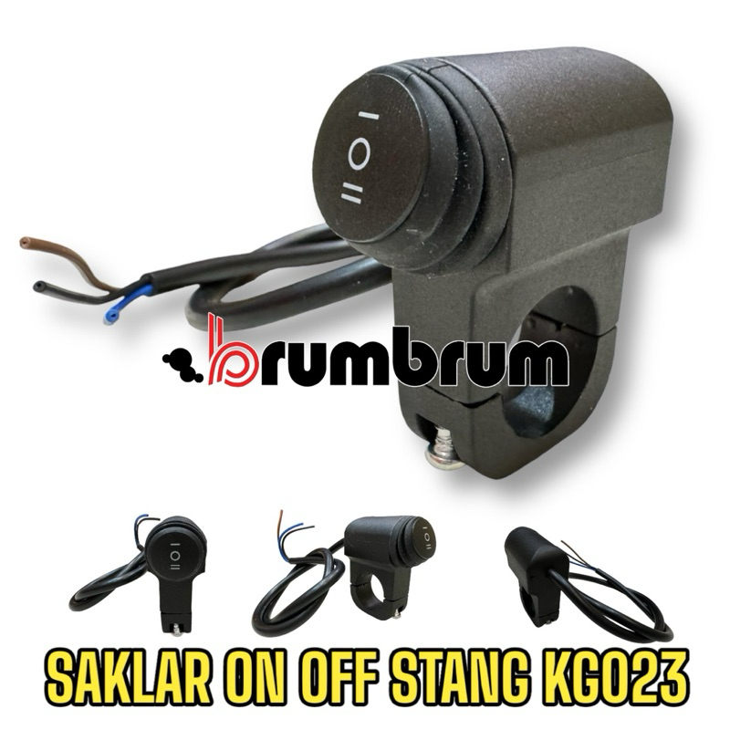 Jual SAKLAR ON OFF STANG KG 023 SAKLAR ON/OFF SEPEDA MOTOR | Shopee ...