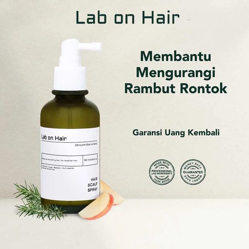 Jual LAB ON HAIR - Hair Scalp Spray 160ml | Shopee Indonesia