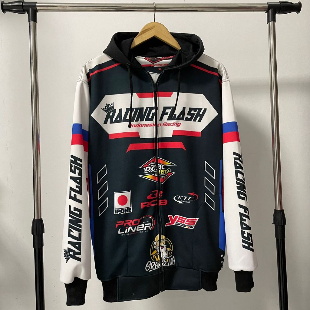 Jual jaket racing flash/jaket racing/JAKET SANMORI | Shopee Indonesia
