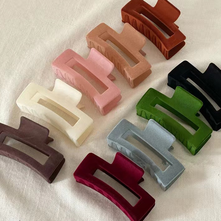 Jual Town Shell - Busan Velvet Korean Hair Claw / jepit rambut korea ...