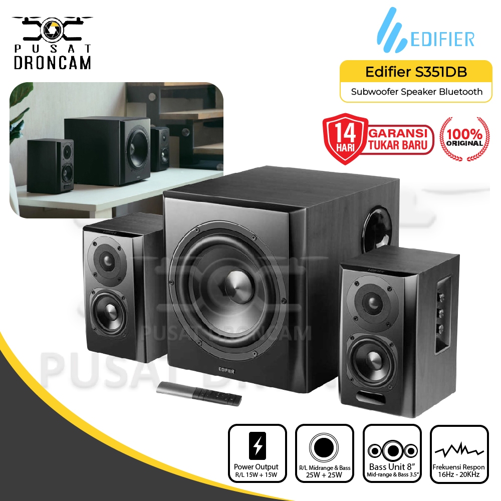 Jual Edifier S Db Subwoofer Speaker Bluetooth Aktif System Garansi Shopee Indonesia