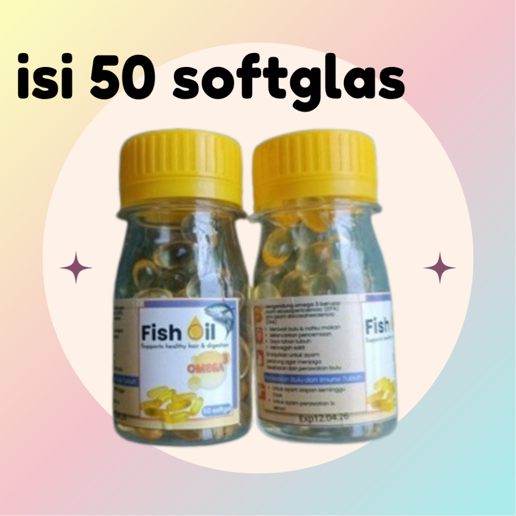 Jual Minyak ikan 50/botol fish oil ayam burung zeorfarm | Shopee Indonesia