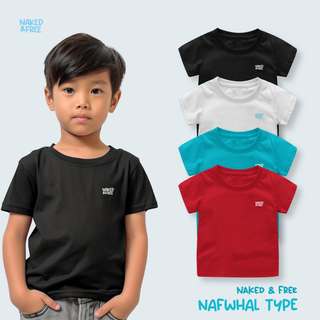 anak naked Jual Naked & Free Kaos Basic Bayi Anak TType Nafwhal Bahan Cotton Combed  30S | Shopee Indonesia