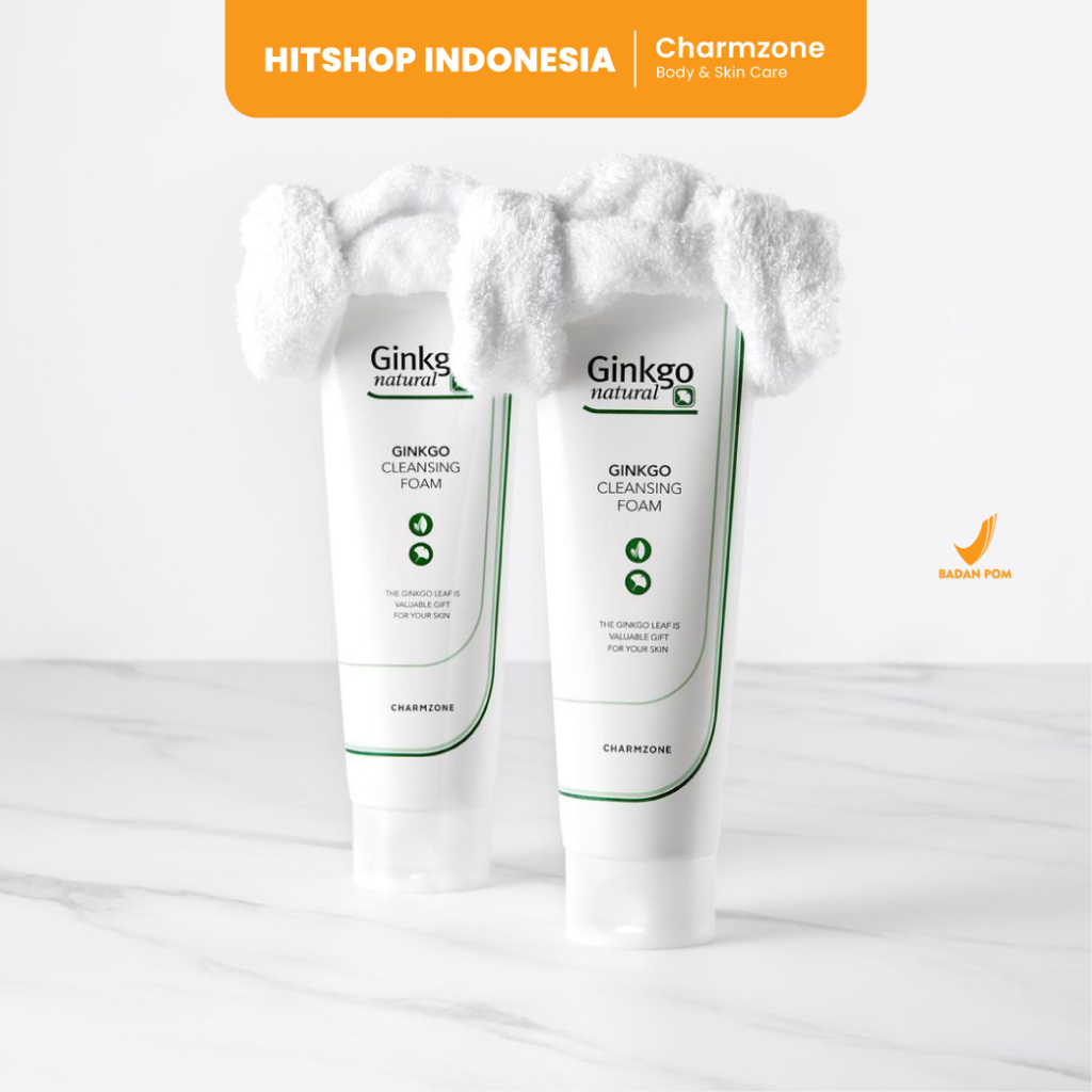 Jual [Charmzone] Ginkgo Natural Cleansing Foam (Remove Dead Skin Cells