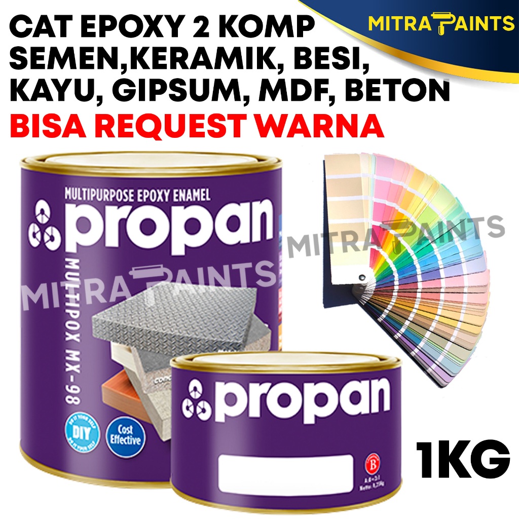 Jual Tahan Gesek Multipox Mx 98 Cat Epoxy 2 Komponen Propan Cat Lantai Tembok Semen Keramik 3793