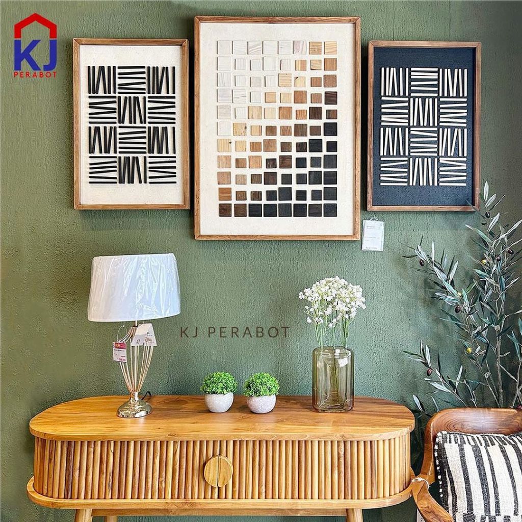 Jual KJ Perabot - KJP-I Wall Decor Frame Kayu 62x82cm | Shopee Indonesia