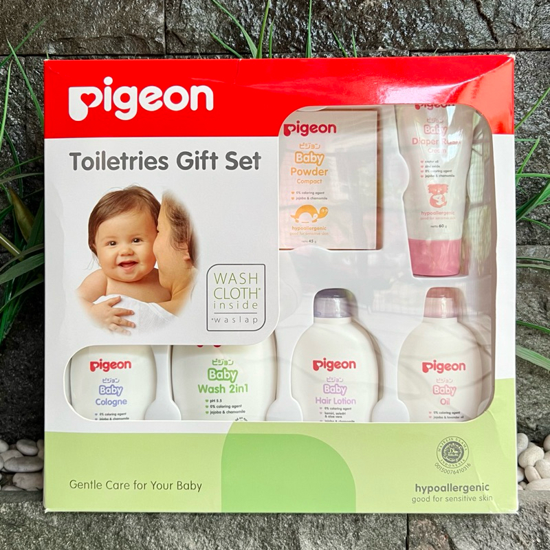 Jual PIGEON Baby Toiletries Gift Set Paket Lengkap Skincare Newborn