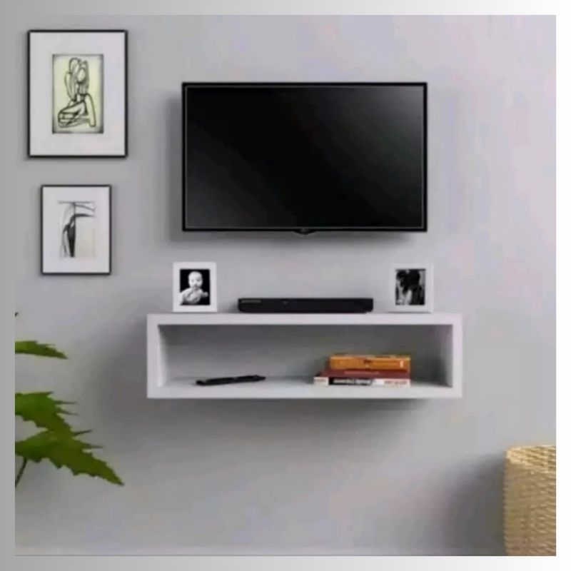 Jual Rak Dinding Ambalan Rak TV Rak Buku Estetik Serbaguna | Shopee ...