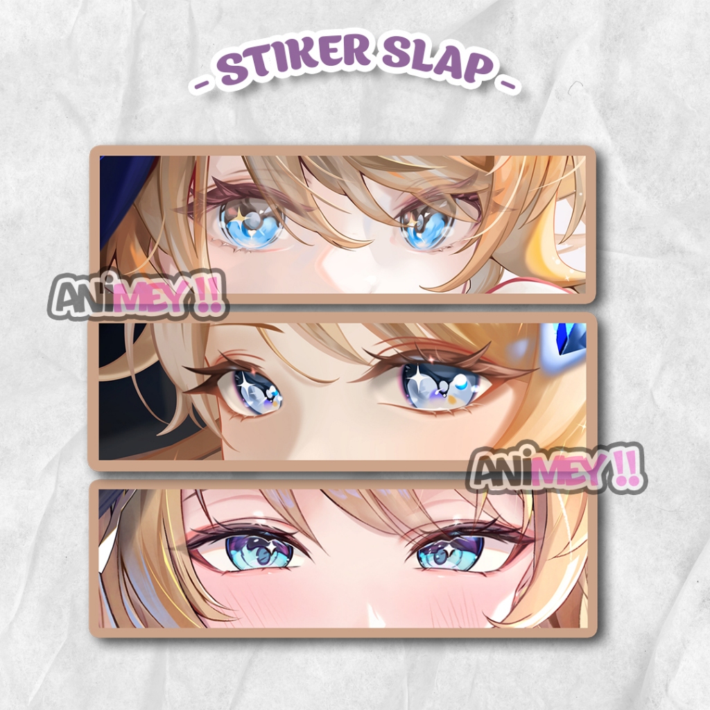 Jual Stiker Slap Navia Genshin Impact / Sticker Slap Anime Waterproof ...
