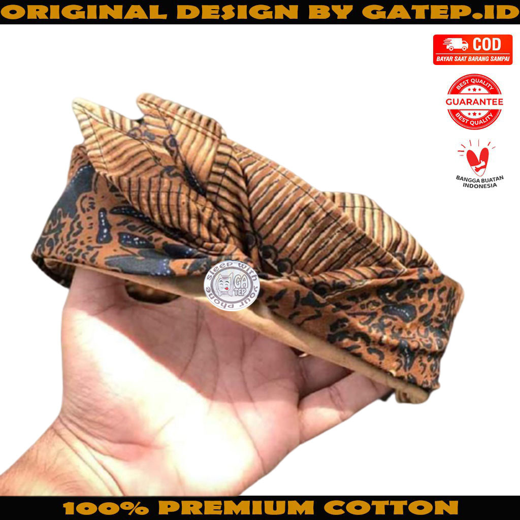 Jual Udeng Bali Asli Dewasa Batik Janggar Nayah Sibakan / Ikat Kepala