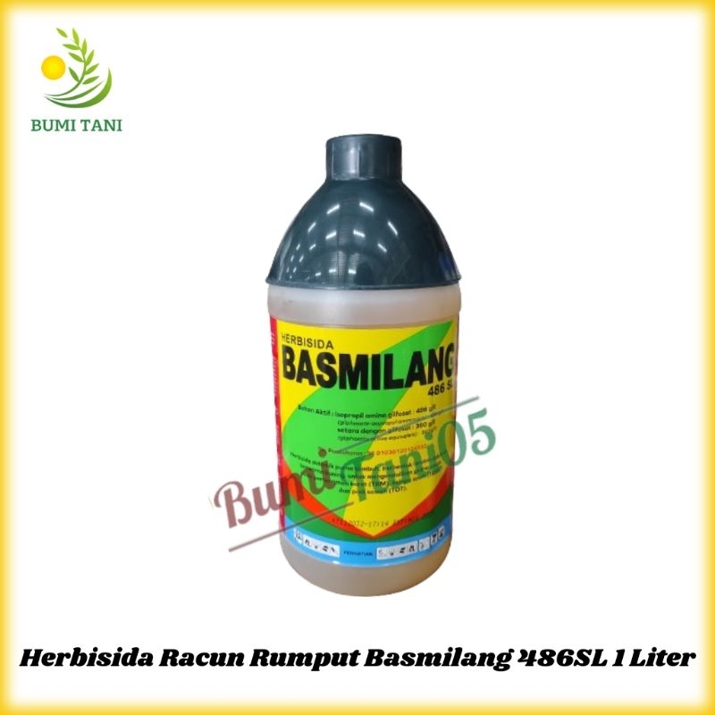 Jual Herbisida Racun Rumput Basmilang 486sl 1 Liter Shopee Indonesia