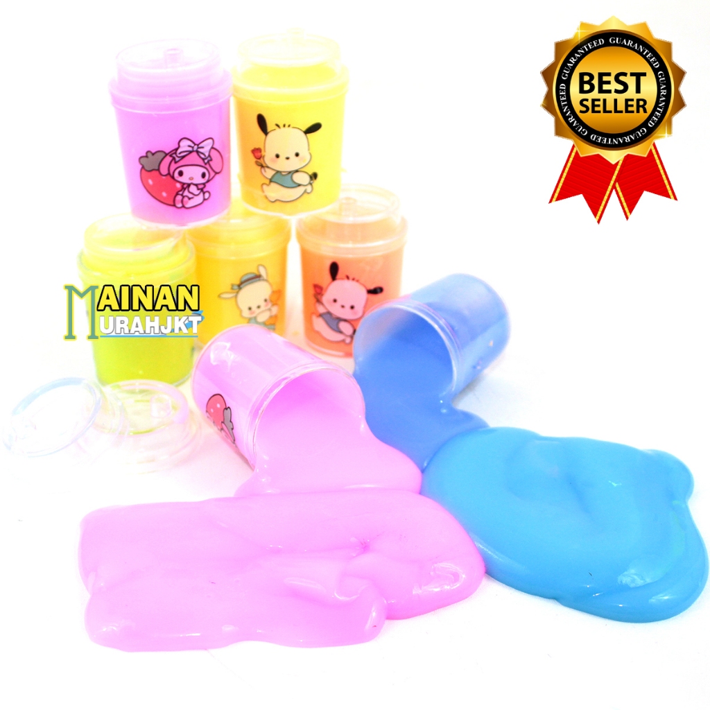 Jual MAINAN ANAK SLIME FOAM MUD EST-443 SLIME KUROMI BERKARAKTER ...