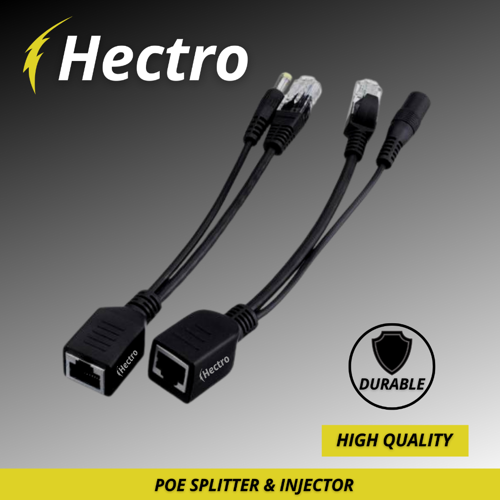 Jual Hectro Kabel Poe Splitter Dan Injector Set Isi Sepasang Shopee