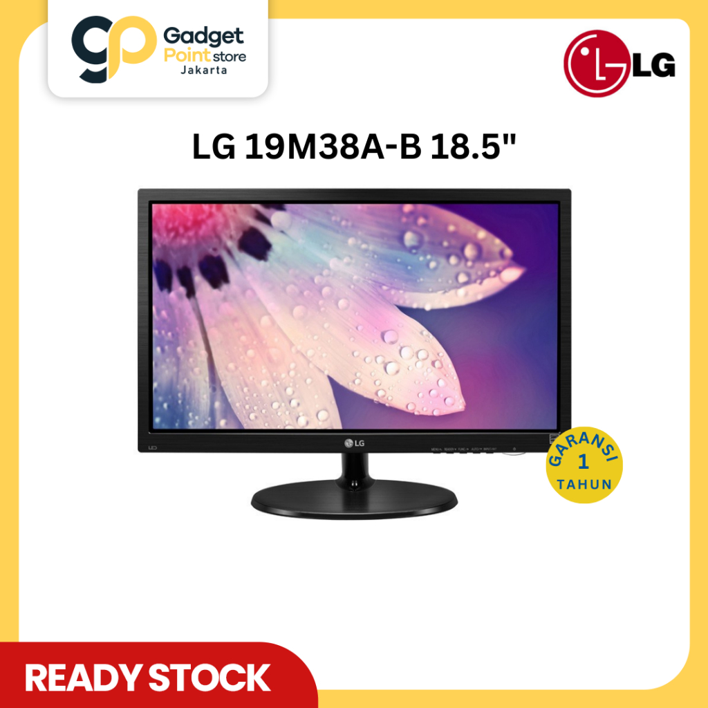 Jual LG 19M38A -B 18.5" Class HD LED Monitor | Garansi 12 Bulan ...