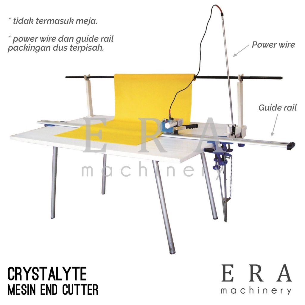 Jual Mesin gelar Kain End Cutter Crystalyte Potong Lempar Rel Gelar ...