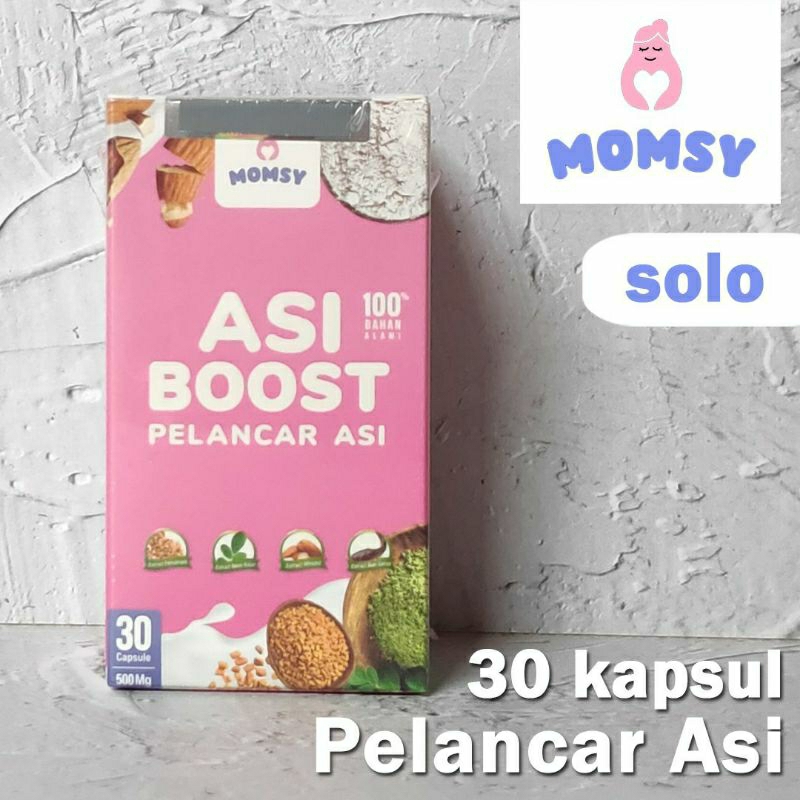 Jual Asi Booster 30 Kapsul 60 Kapsul Momsy Pelancar Asi Ibu Menyusui ...