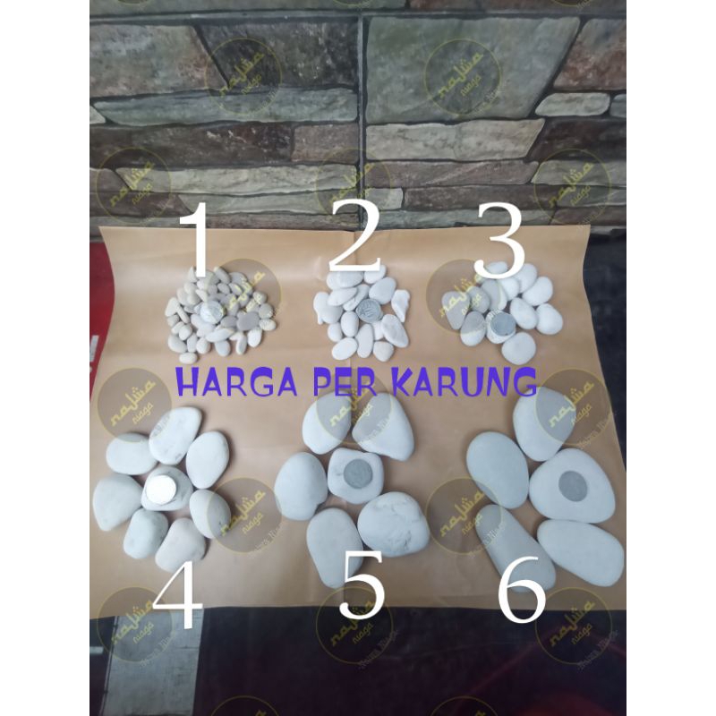 Jual Batu Putih Tamanbatu Koral Kupang Putihbatu Rematik Gosend And Bluebird Perkarung Shopee 0592