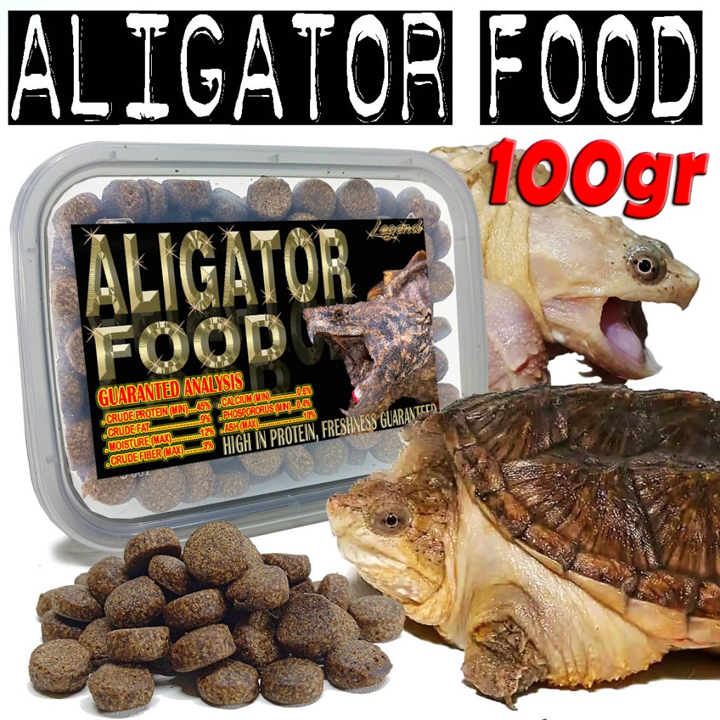 Jual 100GR PAKAN PELET ALIGATOR SNAPPING TURTLE FOOD AST CST KURA AIR ...