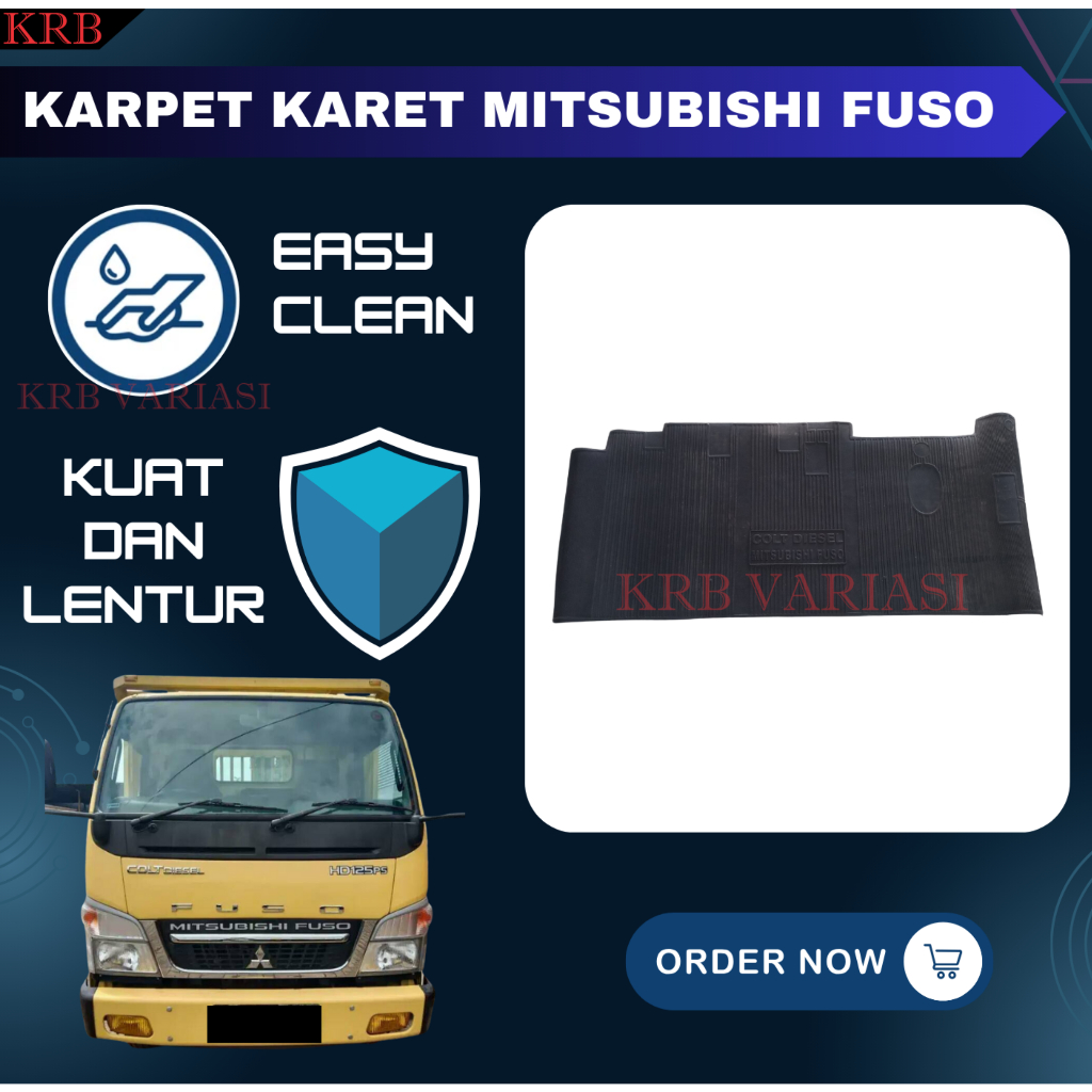 Jual Karpet Karet Alas Lantai Mobil Mitsubishi Fuso Canter Karpet Karet