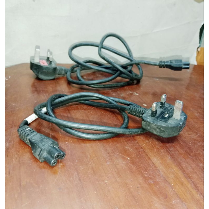 Jual kabel power tiga kaki 3pin untuk adaptor charger laptop notebook ...