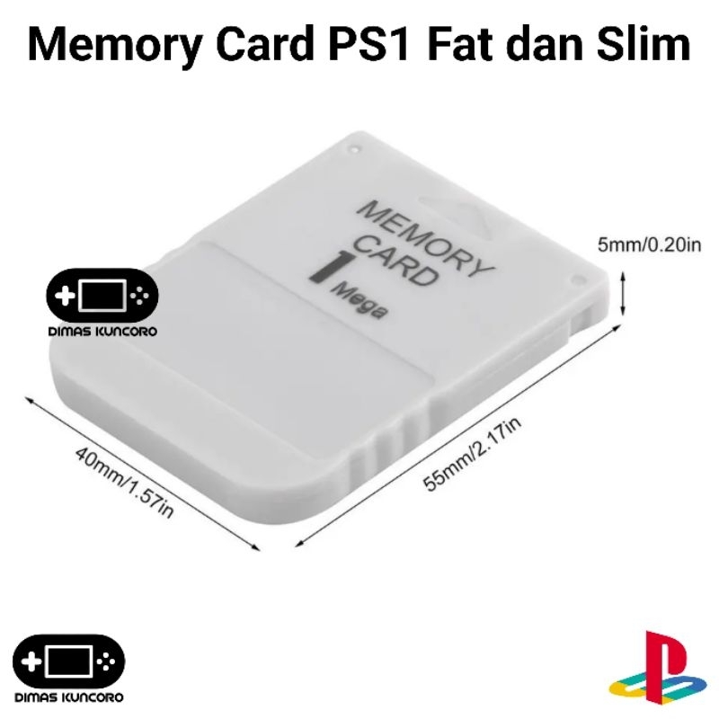 Jual Memory Card PS1 Fat dan Slim mc playstation 1 ps one save load 1 ...