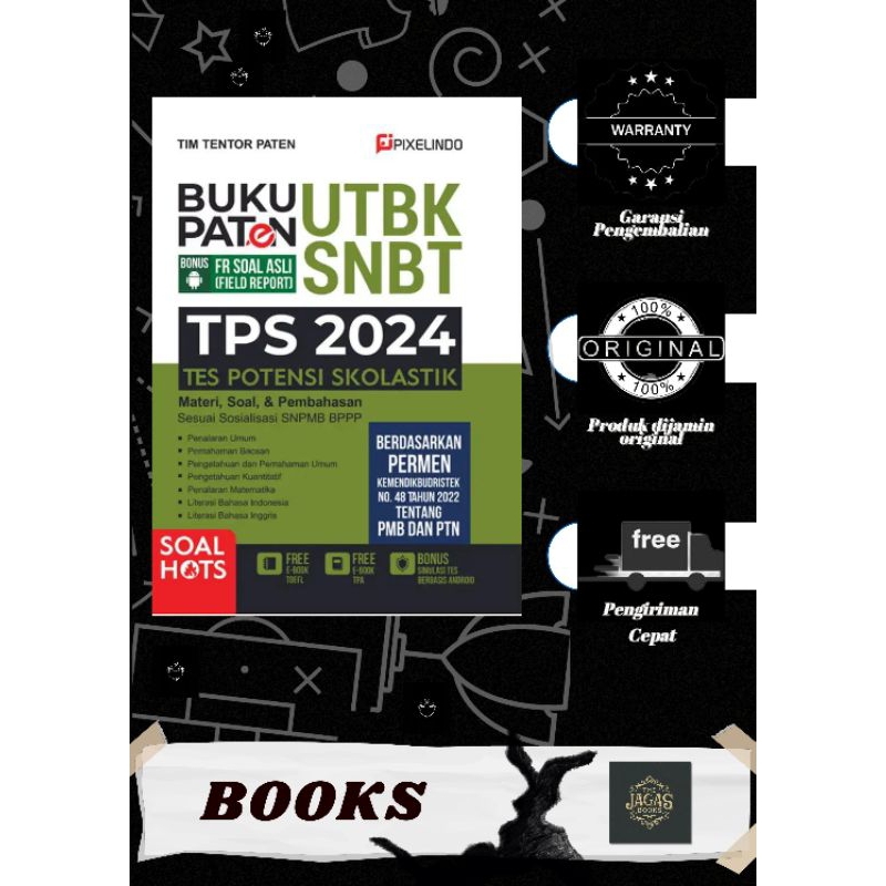 Jual Buku Paten UTBK SNBT TPS 2024 | Shopee Indonesia