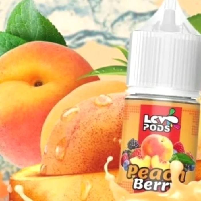 Jual 30ml lcv PEACH BERRY 20mg liquid salt | Shopee Indonesia