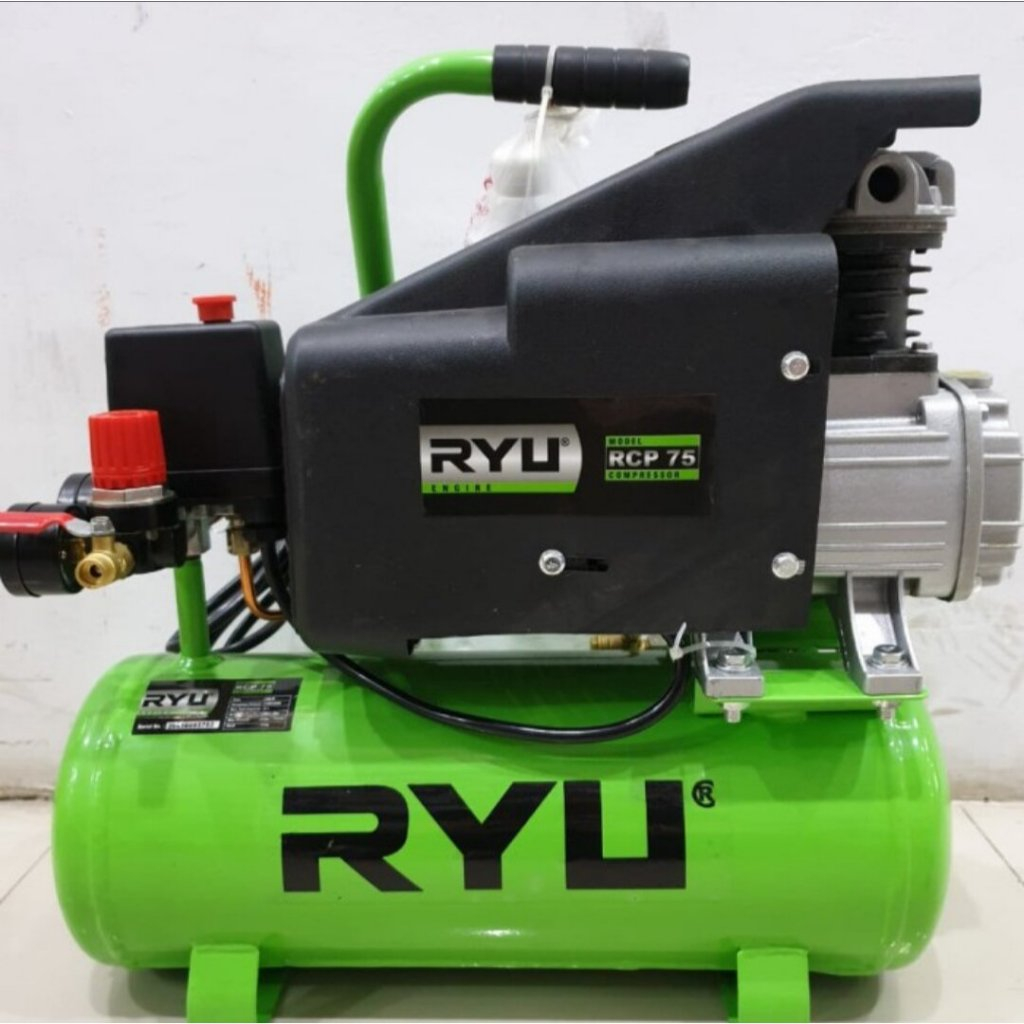 Jual RYU COMPRESSOR 0.75 HP 10 LITER RCP 75-1 | Shopee Indonesia