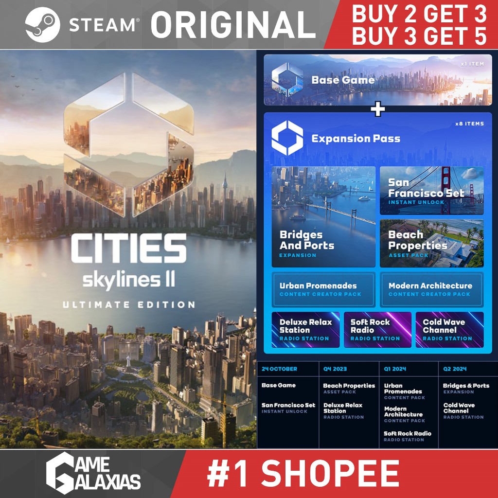 Jual CITIES SKYLINES 2 ULTIMATE EDITION PC ORIGINAL | Shopee Indonesia