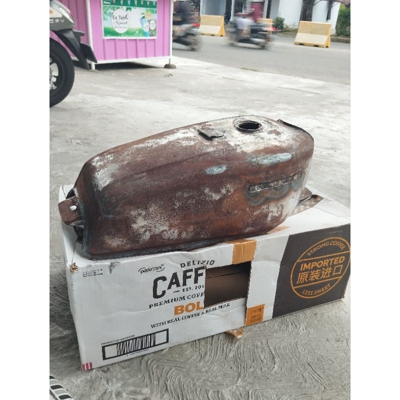 Jual TANGKI MOTOR HONDA GL 100 PRODUK LOKAL BAHAN TEBAL PRESISI ...