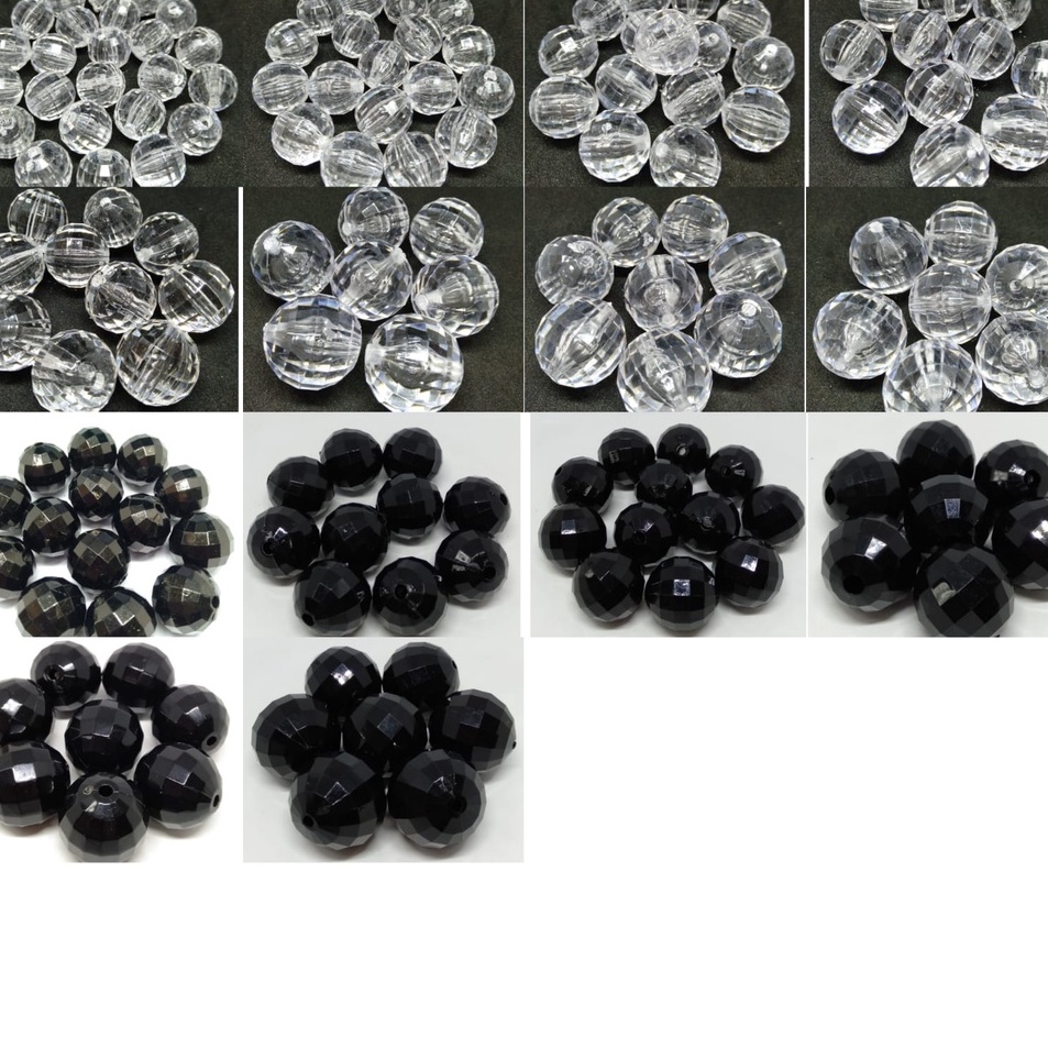 Jual Hadir Baru Manik Bening Mote Bening Manik Akrilik Bola Dunia Mote ...