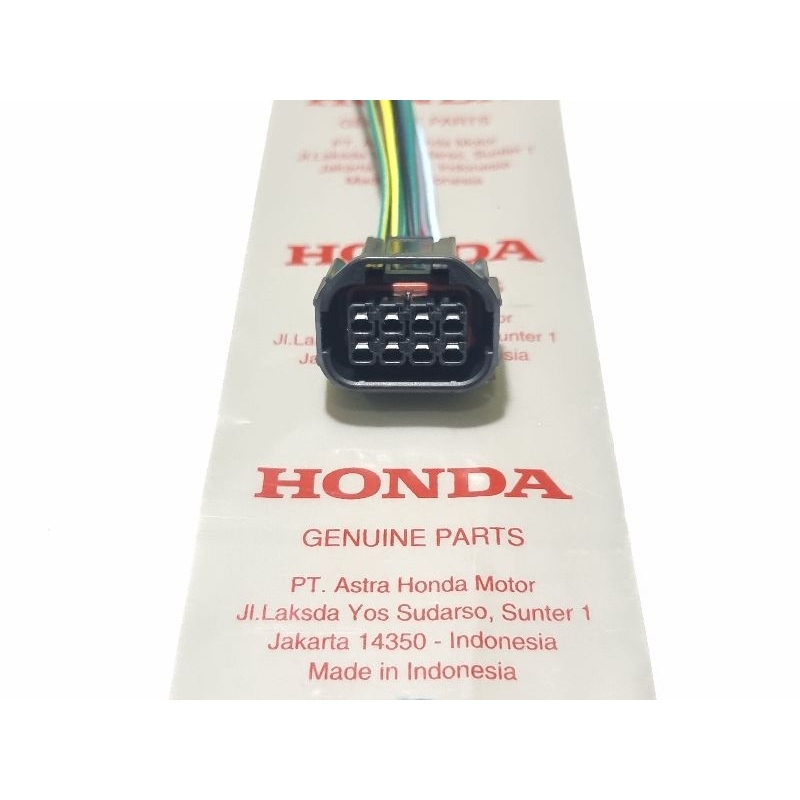 Jual soket lampu depan headlamp HL pin 8 original part Honda fi new CB