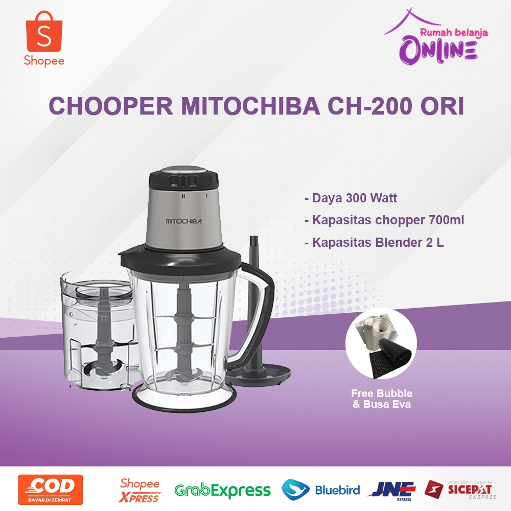 Jual Mitochiba Magic Food Chopper Ch 200 Chopper Mitochiba Ch 200 Chopper Mitochiba Original 0924