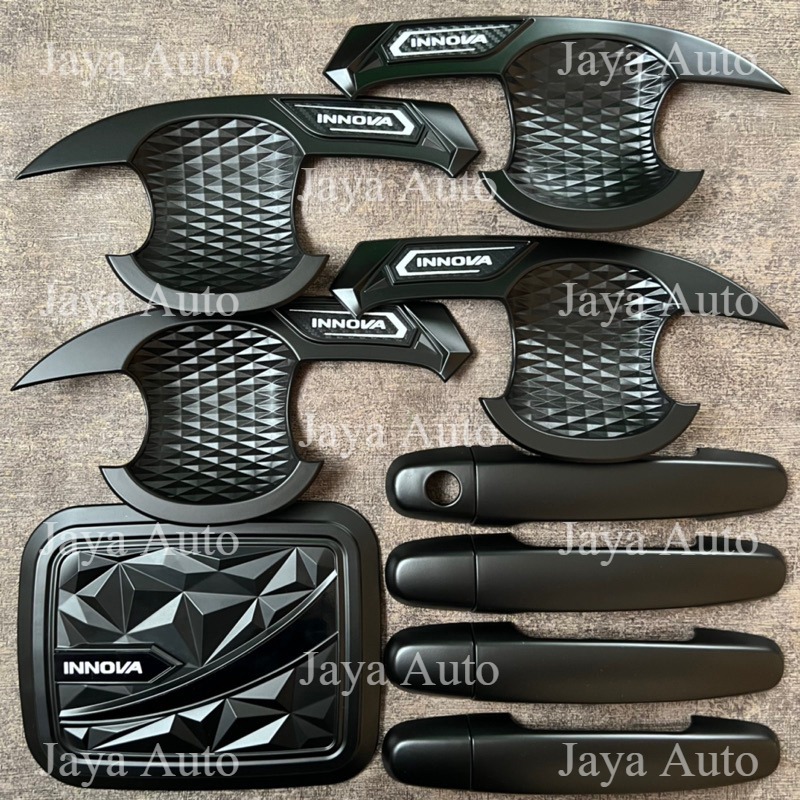 Jual Paket Outer Handle Tank Cover Innova Old Lama 2005-2015 Hitam Doff ...
